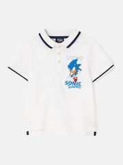 Angel & Rocket White Sonic Sporty Polo Shirt - Image 4 of 6