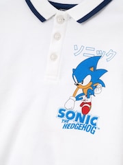 Angel & Rocket White Sonic Sporty Polo Shirt - Image 6 of 6