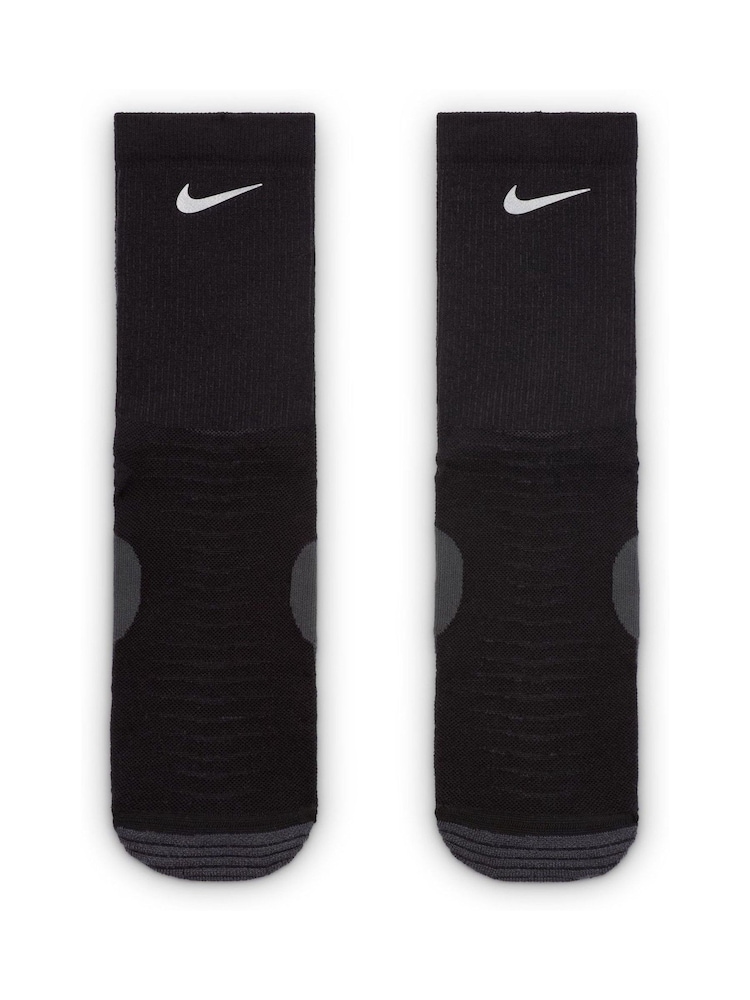 Nike Black Trail Running Crew Socks 1 Pack - Image 2 of 4
