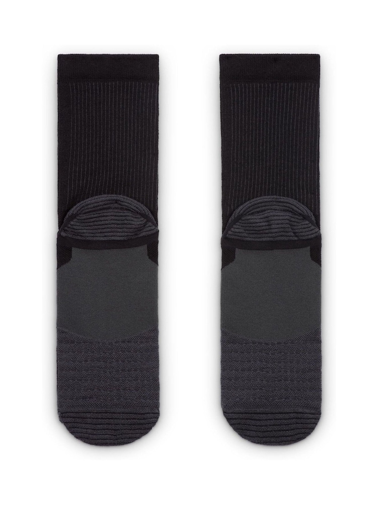 Nike Black Trail Running Crew Socks 1 Pack - Image 3 of 4