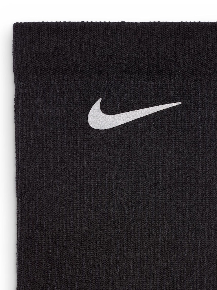 Nike Black Trail Running Crew Socks 1 Pack - Image 4 of 4