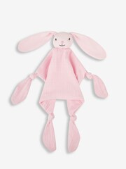 JoJo Maman Bébé Bunny Muslin Personalised Comforter - Image 2 of 2