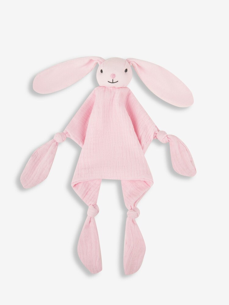 JoJo Maman Bébé Bunny Muslin Personalised Comforter - Image 2 of 2