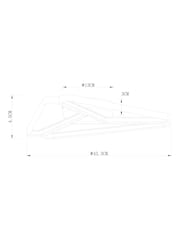 Grey Mason LED Flush Fitting Ceiling Light - Image 4 of 5
