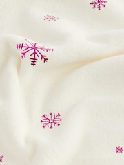 Bath & Body Works Pink/Cream Twosie Snowflake Pyjamas - Image 12 of 12