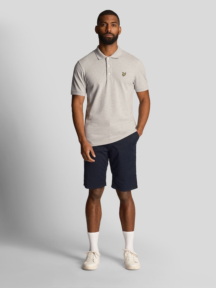 Lyle & Scott Blue Plain Polo Shirt - Image 1 of 4