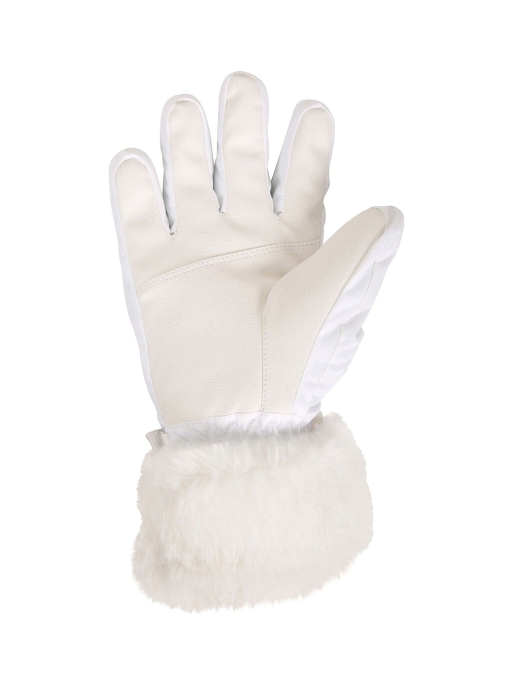 Mountain Warehouse White Womens Parallax Waterproof Ski Gloves - Image 2 of 5