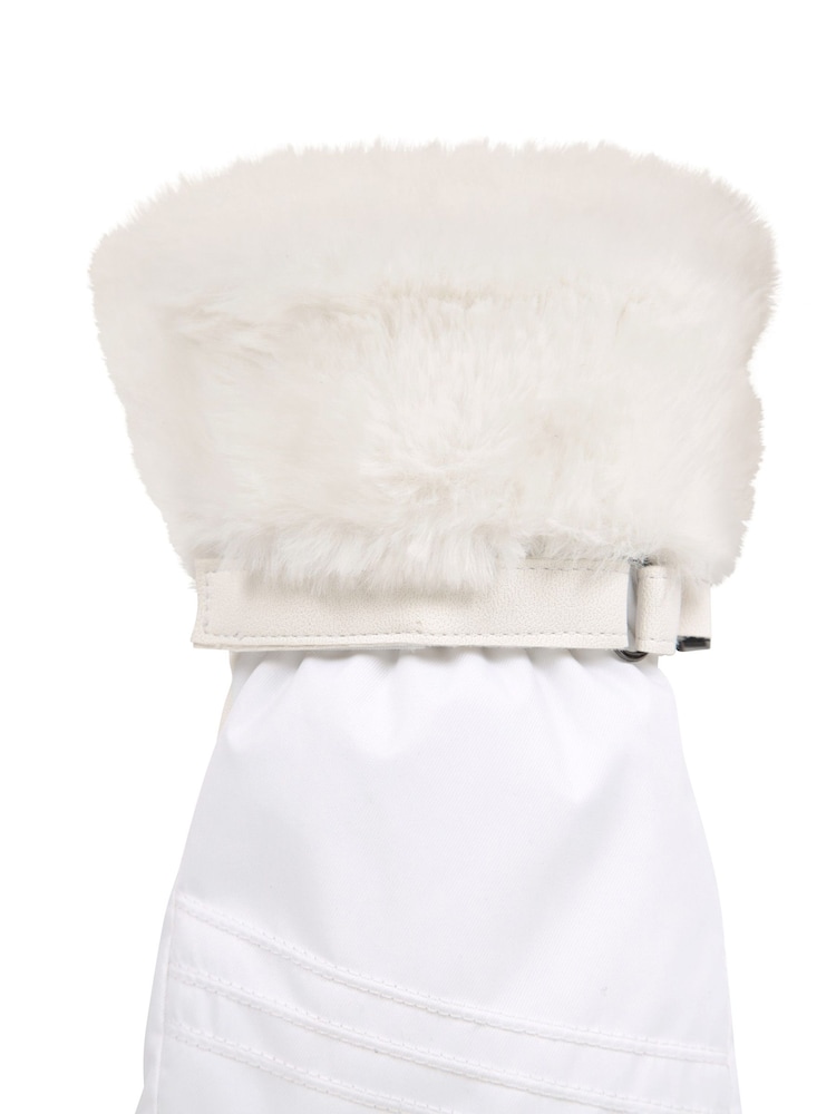 Mountain Warehouse White Womens Parallax Waterproof Ski Gloves - Image 5 of 5