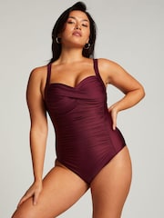 Hunkemöller Pink Shaping Swimsuit - Image 1 of 5