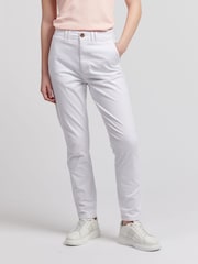 U.S. Polo Assn. White Womens Classic Chinos - Image 1 of 7