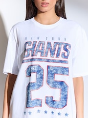 New York Giants Relaxed Fit American License NFL 100% Cotton Graphic T-Shirt - Image 4 of 6