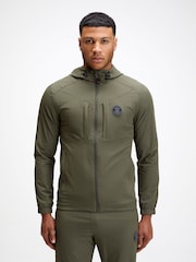 Zavetti Canada Mens Dentero Woven Zip Through Hoodie - Image 1 of 6