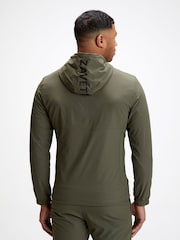 Zavetti Canada Mens Dentero Woven Zip Through Hoodie - Image 4 of 6