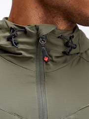 Zavetti Canada Mens Dentero Woven Zip Through Hoodie - Image 5 of 6