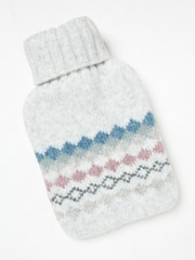 FatFace Grey Hot Water Bottle - Image 1 of 2