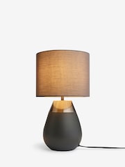 Charcoal Grey Kit Touch Table Lamp - Image 4 of 5