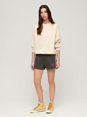 Superdry Black Rainbow Side Stripe Logo Shorts - Image 2 of 4