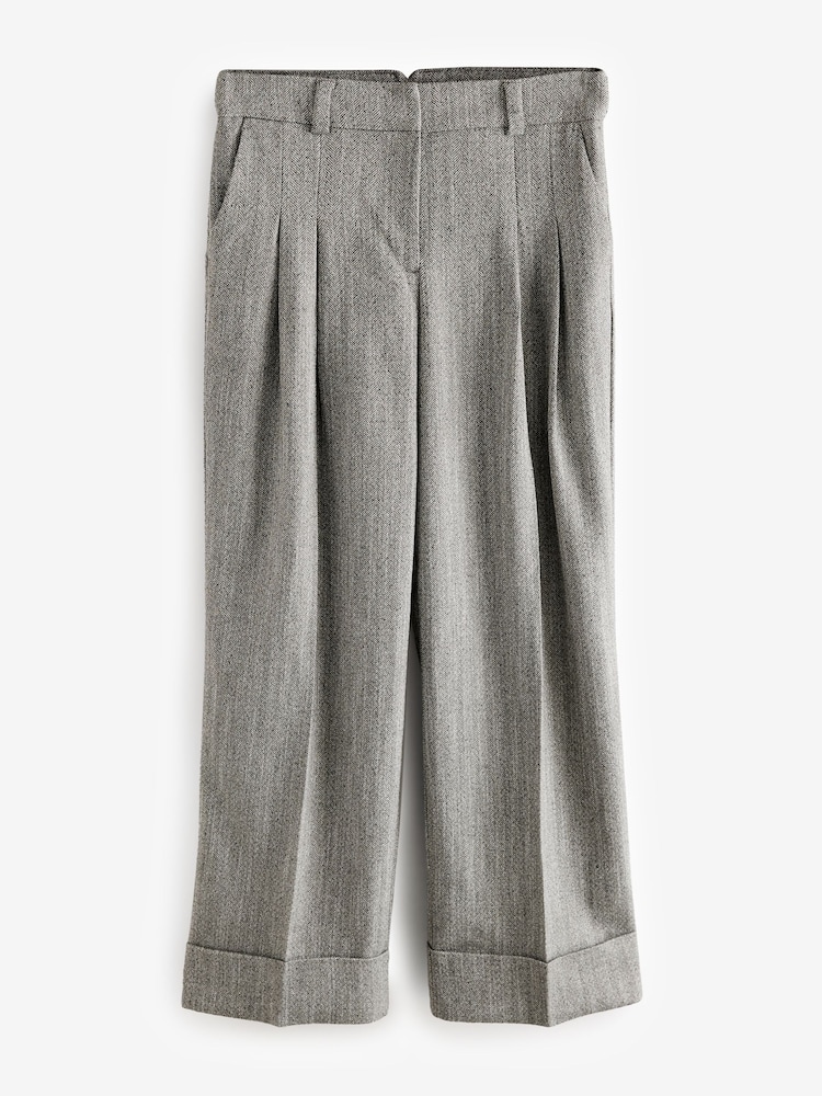 chevrons - Pantalon large texturé à poignée chaude - Image 5 of 7