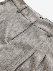 Herringbone Warm Handle Textured Wide Leg Trousers - Image 6 of 7