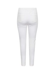 Yours Curve White Jenny Destroyed Jeggings - Image 4 of 4