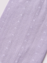 Duchamp Purple Mens Dotted Socks - Image 3 of 3