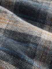 Grey Check Borg Lined Shacket - Image 8 of 8