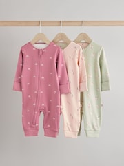 Pastel con personaje - Pijamas tipo pelele de algodón 100 % con cremallera y estampado para bebé (0 meses - 3 años) - Imagen 1 de 10