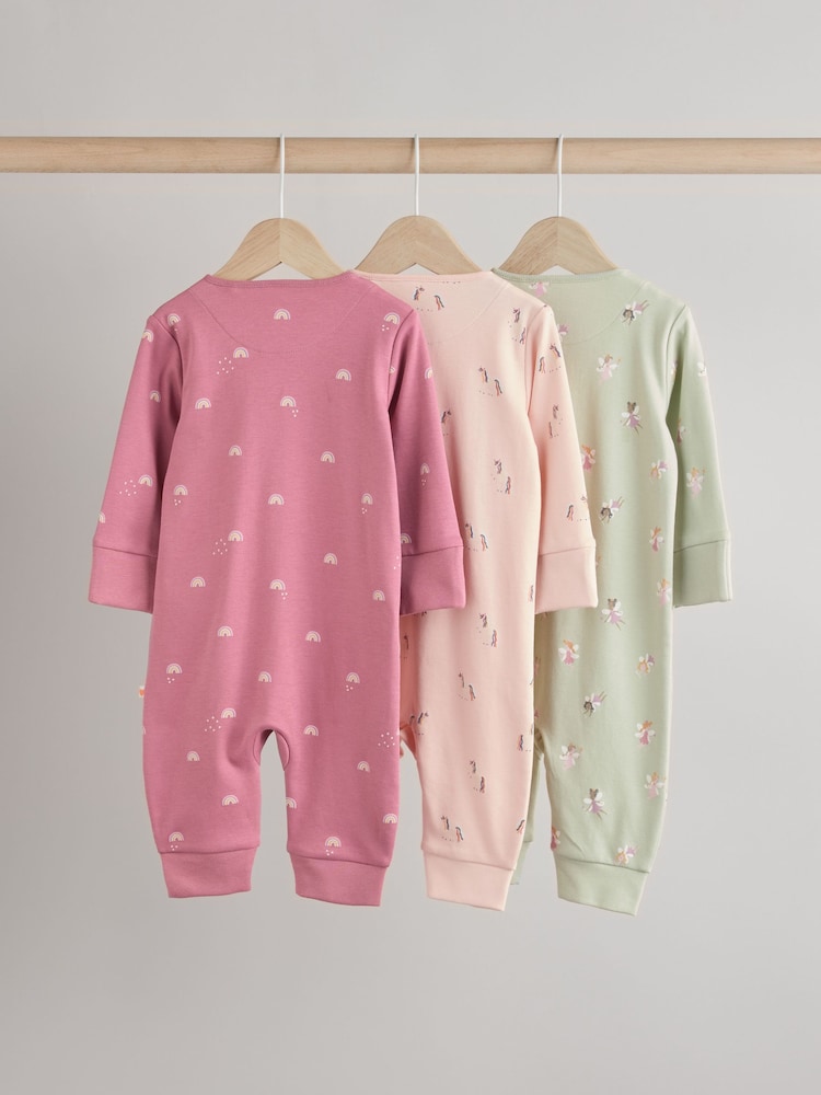 Pastel con personaje - Pijamas tipo pelele de algodón 100 % con cremallera y estampado para bebé (0 meses - 3 años) - Imagen 2 de 10