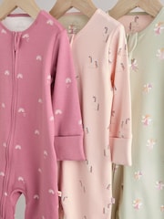 Pastel con personaje - Pijamas tipo pelele de algodón 100 % con cremallera y estampado para bebé (0 meses - 3 años) - Imagen 7 de 10