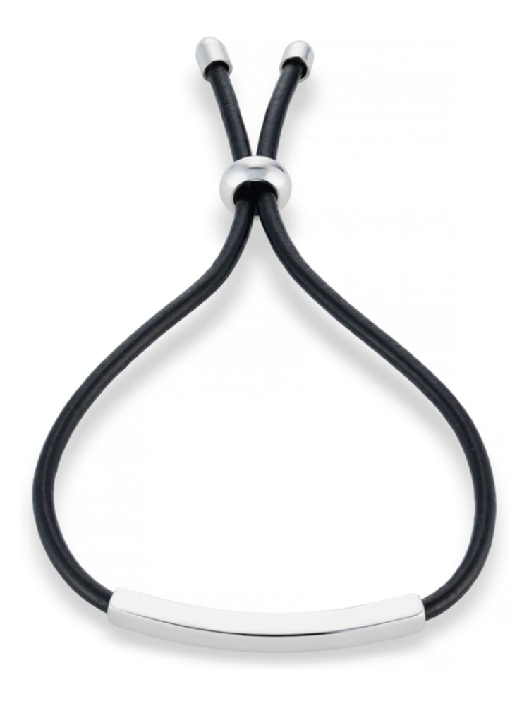 Orelia & Joe Leather Bar Adjustable Slider Bracelet - Image 1 of 2