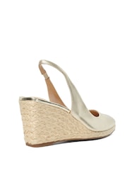 Dune London Gold Cadance Slingback Espadrilles - Image 4 of 8