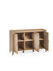 Julian Bowen Brown Sydney 3 Door Sideboard - Image 5 of 6