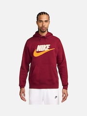 Nike Red Club Fleece Pullover Hoodie - Image 1 of 3