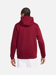 Nike Red Club Fleece Pullover Hoodie - Image 2 of 3