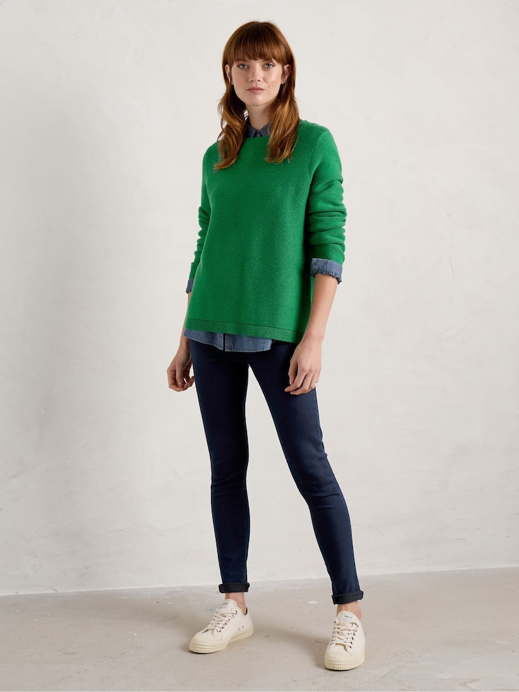 Seasalt Cornwall Blue Bosvenning Jeggings - Image 2 of 5