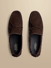 Charles Tyrwhitt Brown Driving Loafers - Image 4 of 4
