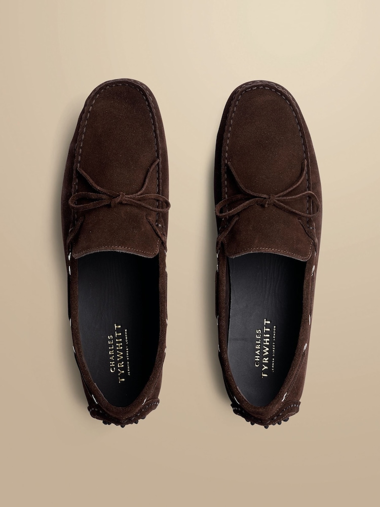 Charles Tyrwhitt Brown Driving Loafers - Image 4 of 4