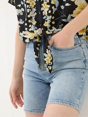 FatFace Cali Black Citrus Floral Shirt - Image 6 of 7