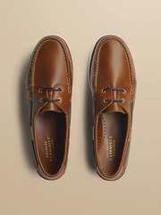 Charles Tyrwhitt Brown Charles Tyrwhitt Brown Boat Shoes - Image 3 of 4