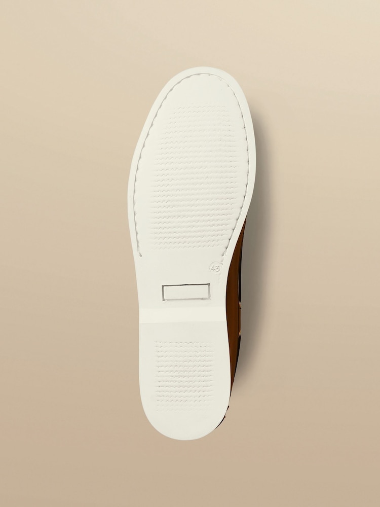 Charles Tyrwhitt Brown Charles Tyrwhitt Brown Boat Shoes - Image 4 of 4