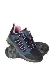 Mountain Warehouse Blue Womens Path Waterproof Walking Shoes - Image 3 of 5