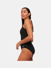 Whistles Black Double Strap Textured Swimsuit - Image 3 of 5