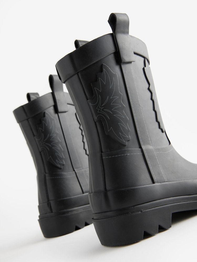 Black Western Wellies - Image 4 of 4