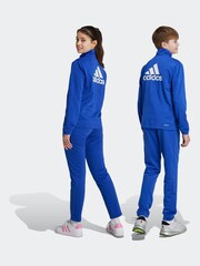 Blau - adidas Essentials Trainingsanzug mit großem Logo - Bild 2 von 7