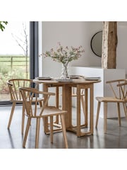 Gallery Home Natural Neston Folding Dining Table - Image 1 of 8