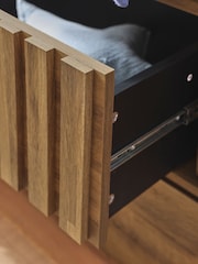 Oak Effect Kids Oslo Bronx Storage Frame with Trundle Bed Drawers - Image 6 of 8