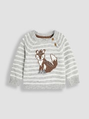 Jojo Maman Bébé Strikket Fox Genser & Leggings Sett - Bilde 2 av 5