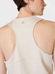 Sweaty Betty Creme Beige Marl Gaia Yoga Tank - Image 5 of 7