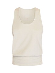 Sweaty Betty Creme Beige Marl Gaia Yoga Tank - Image 7 of 7
