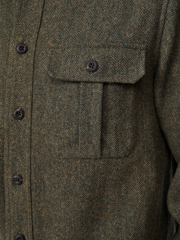 Aubin Ravendale Wool Overshirt - Image 5 of 5